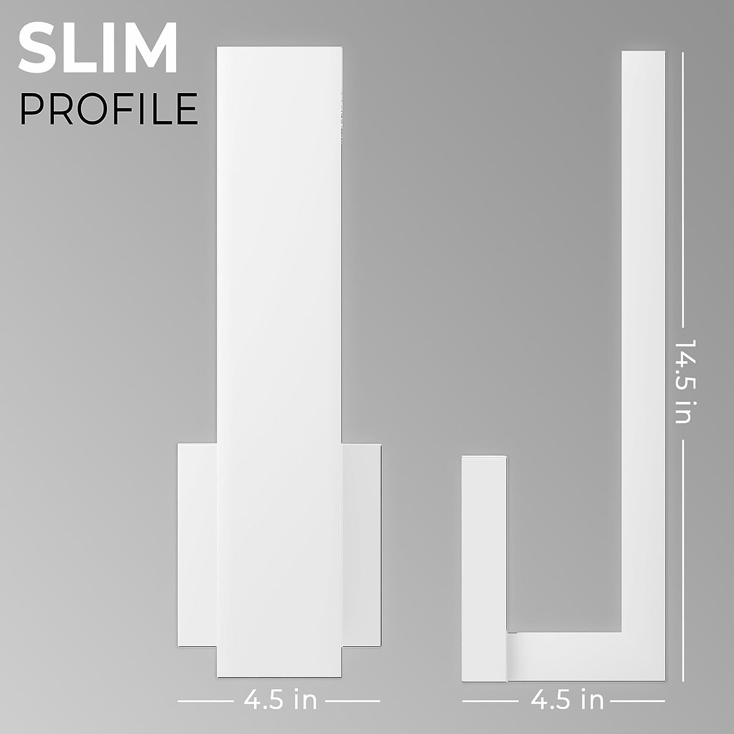 Outdoor Wall Light L Shape Lamp - White