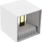 Outdoor Wall Light Cube 12W - White
