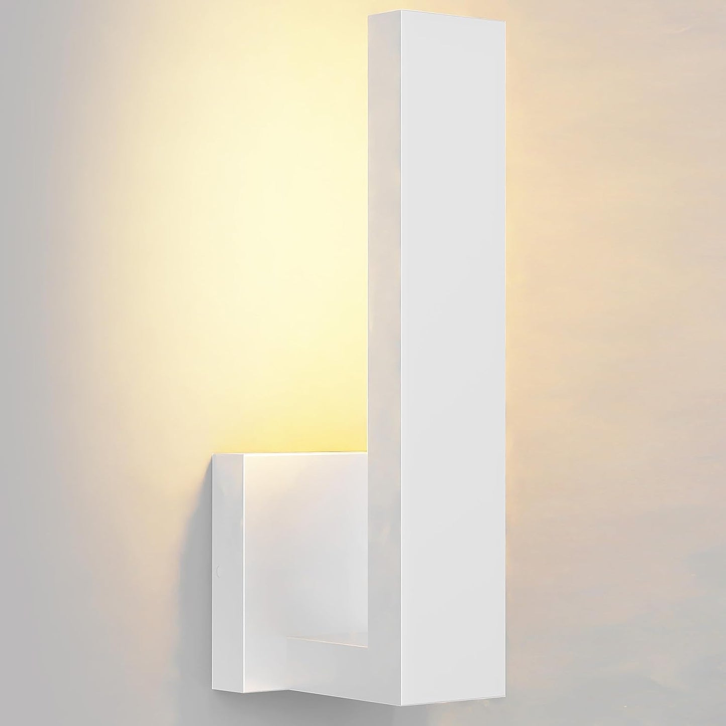 Outdoor Wall Light L Shape Lamp - White