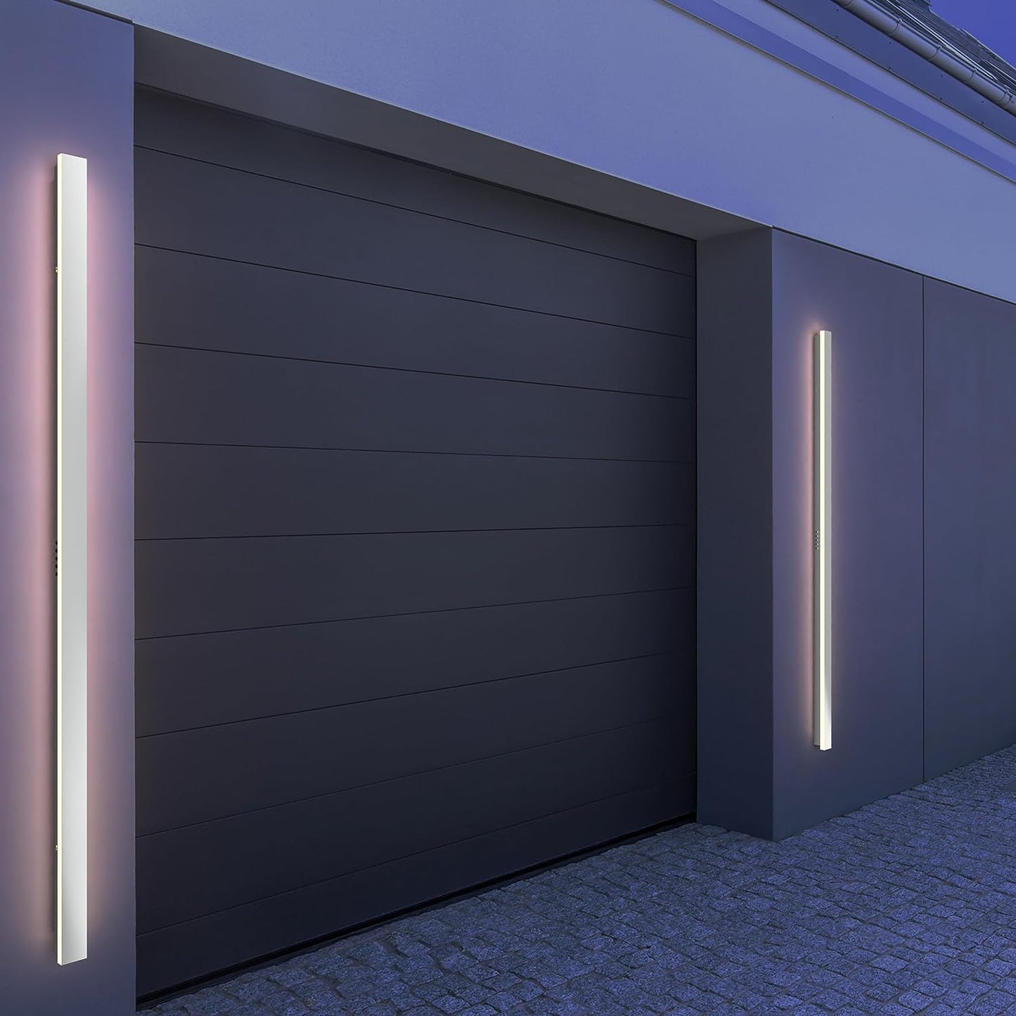 Outdoor Wall Light Bar Lamp - 60 inch - Silver