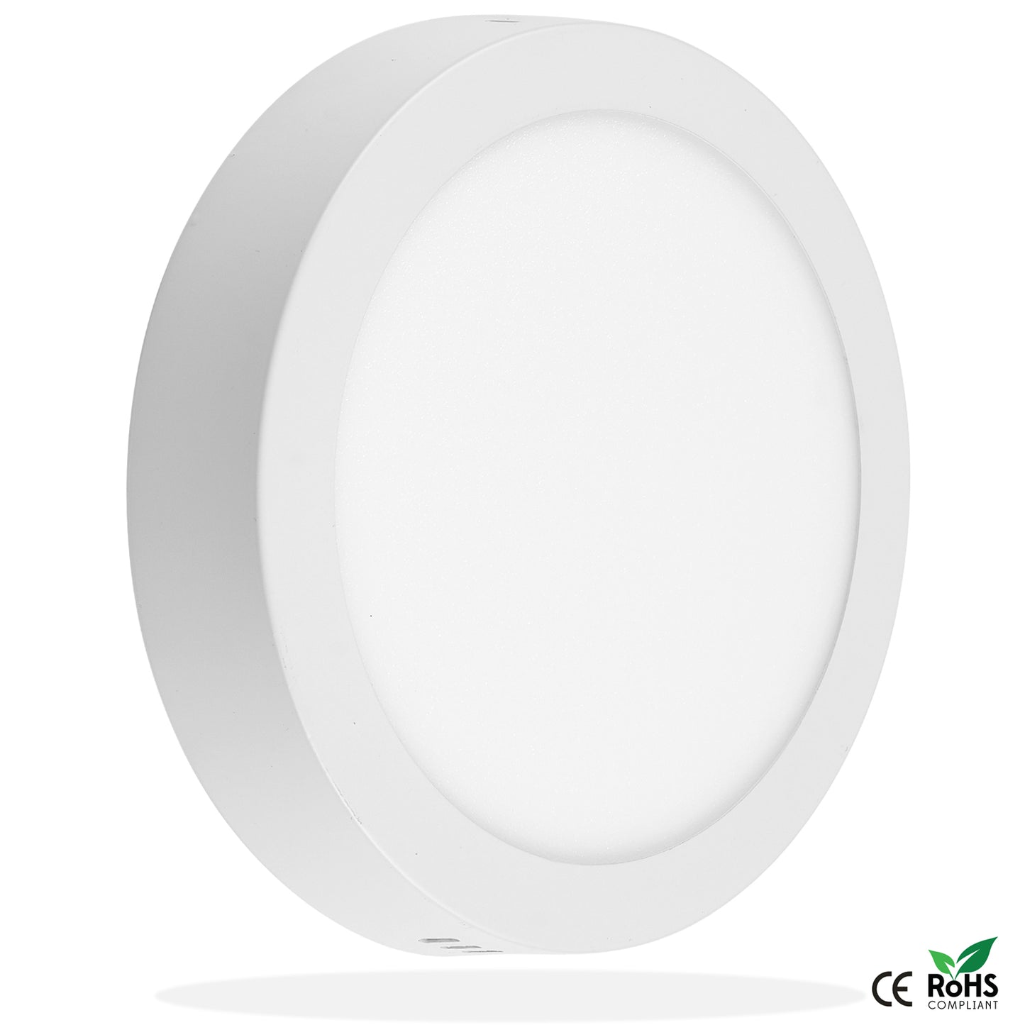 8.5 Inch 18W LED Panel Wall Ceiling Downlight - Round - Cool White 5000K - Non-Dimmable