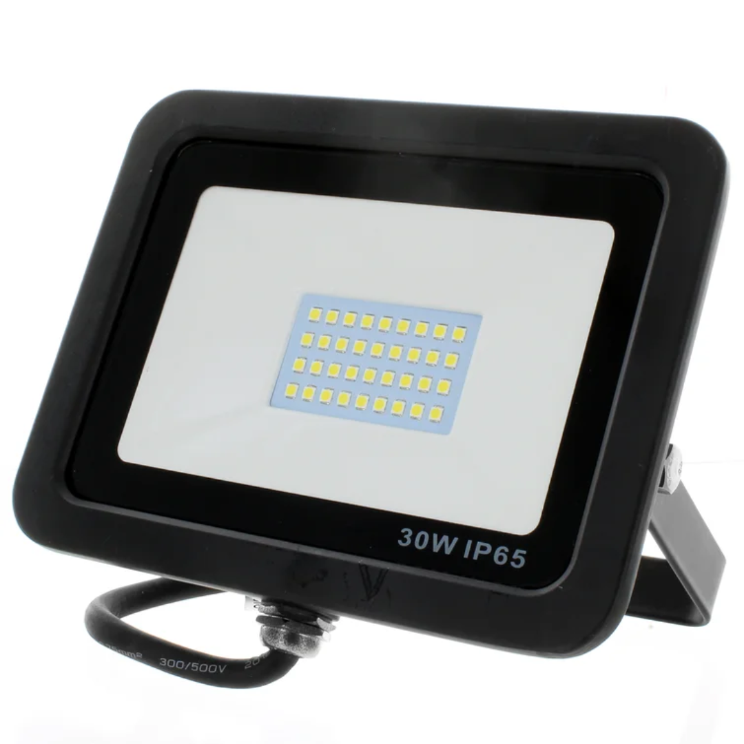 Flood Light - 30W - Black