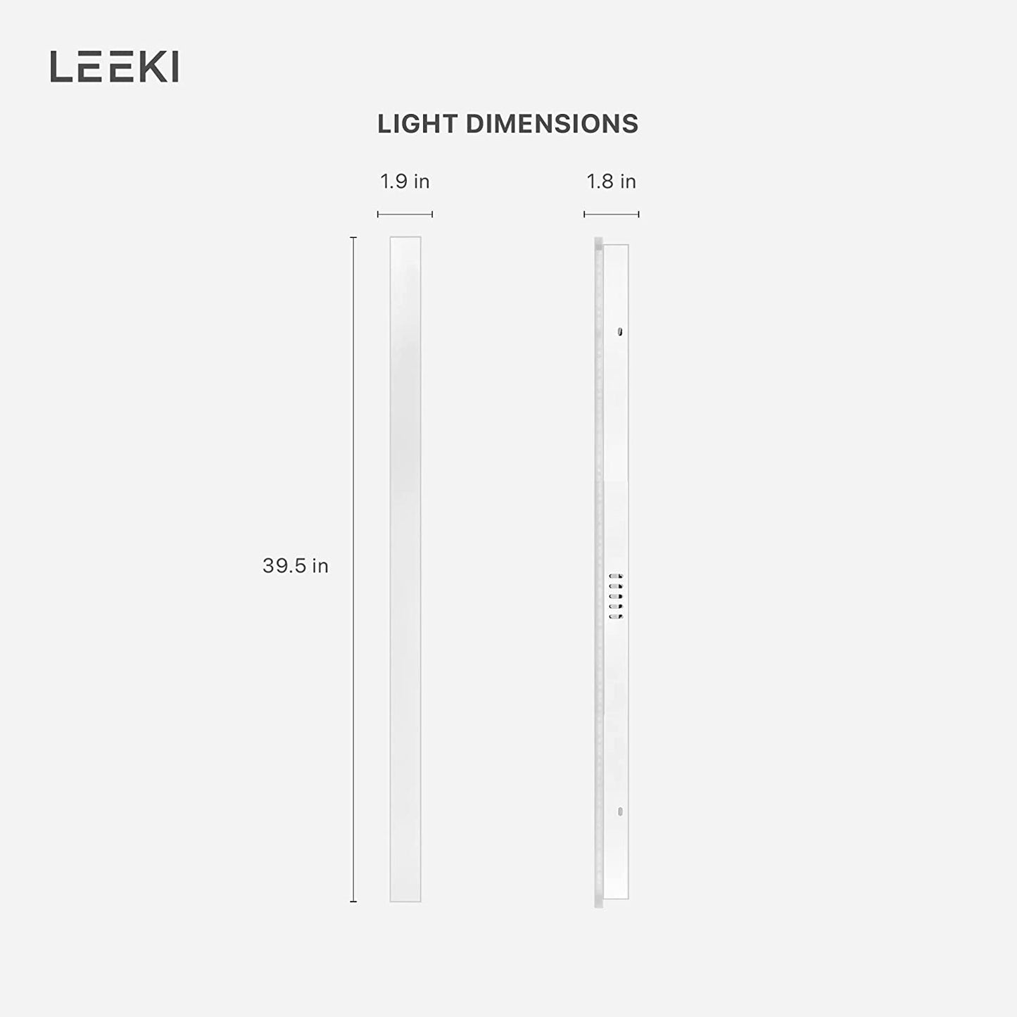 Outdoor Wall Light Bar Lamp - 40 inch - White
