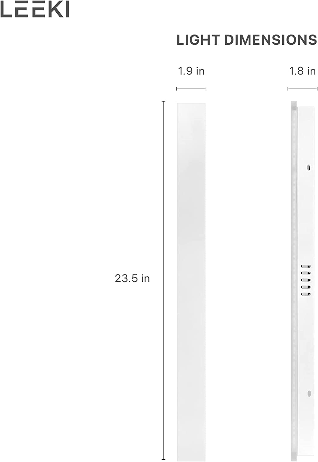 Outdoor Wall Light Bar Lamp - 24 inch - White