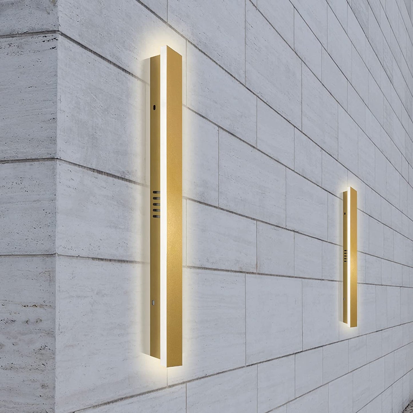 Outdoor Wall Light Bar Lamp - 24 inch - Gold