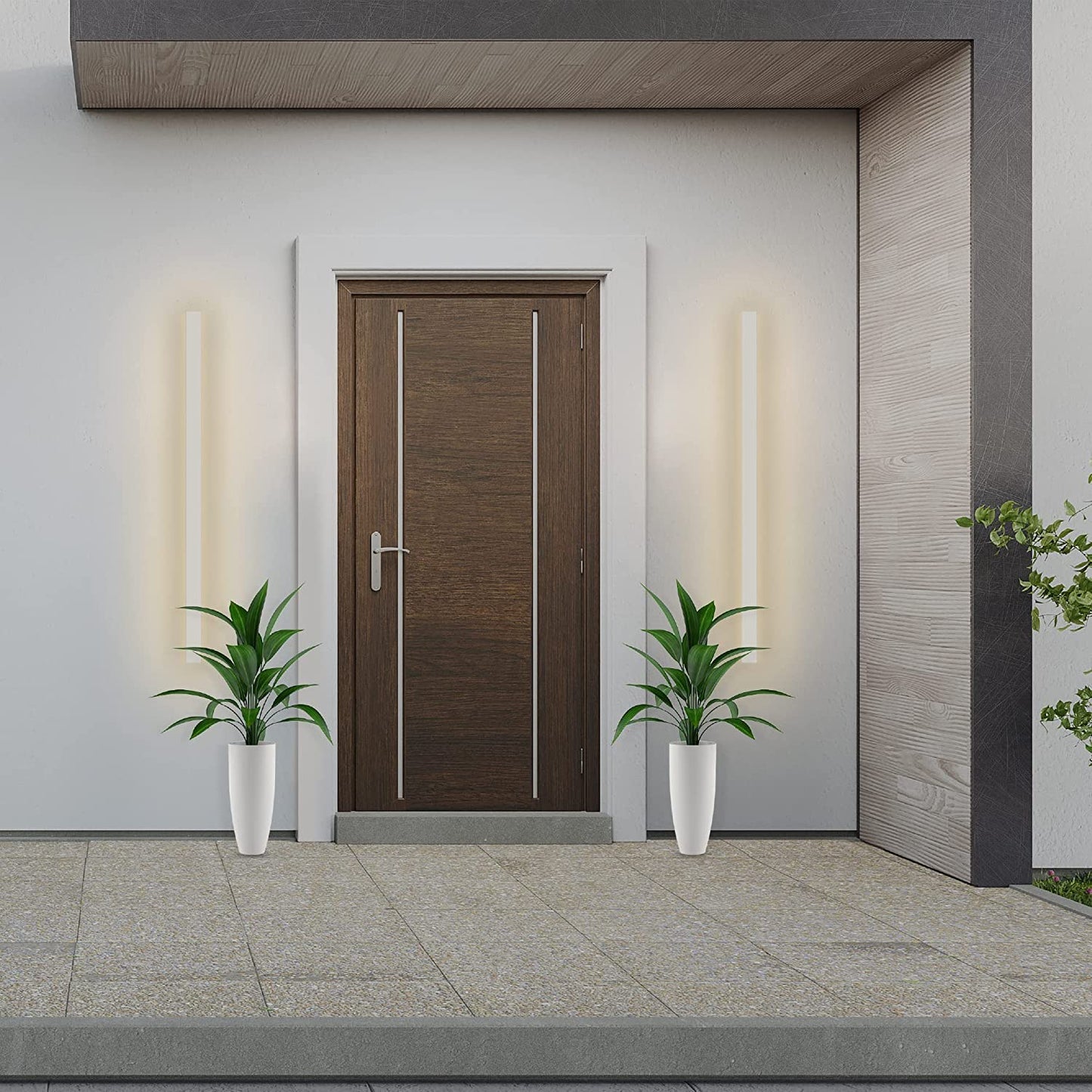 Outdoor Wall Light Bar Lamp - 60 inch - White