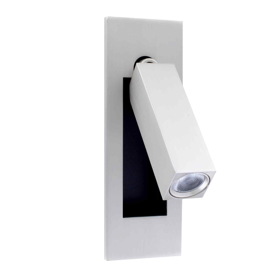 Bedside Embedded Reading Light - Brushed Nickel
