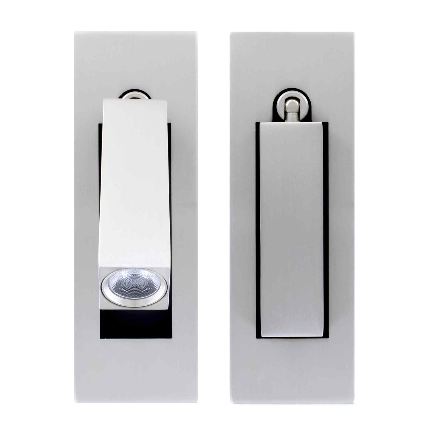 Bedside Embedded Reading Light - Brushed Nickel