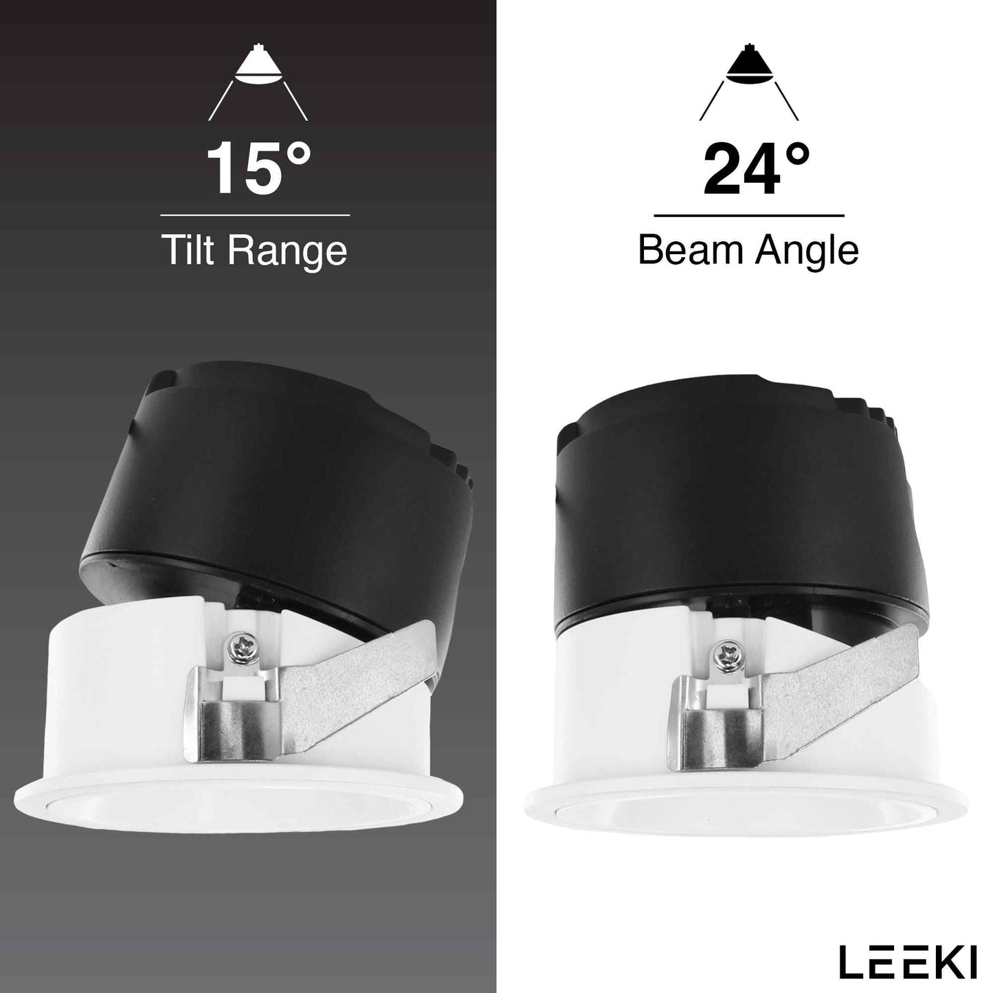Recessed Light - 4-inch trim - 15W-4000k - White