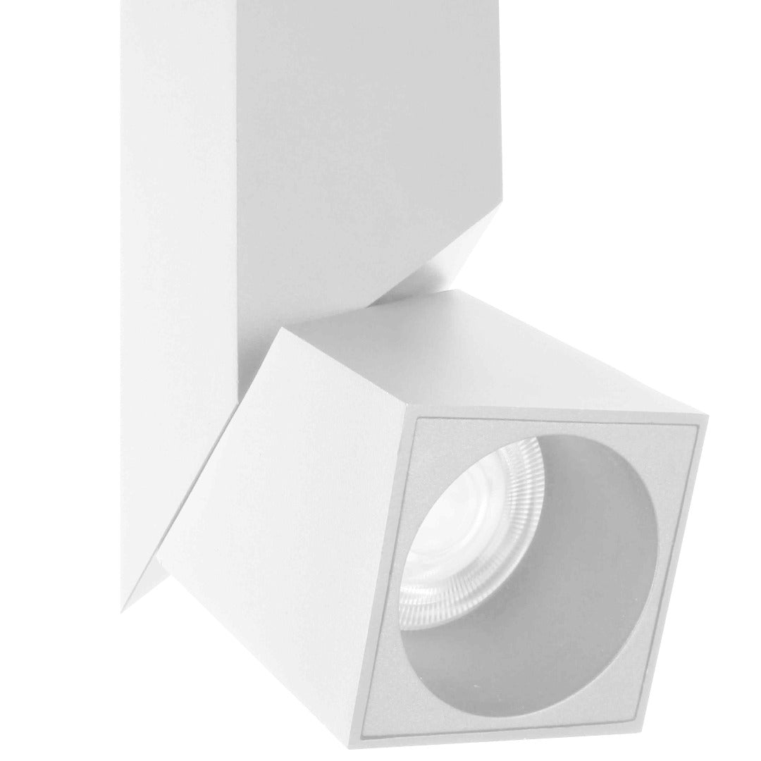 Square Twistable Reading Light -15W-3000k - White