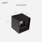 Outdoor Wall Light Cube 12W - Black