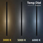 Modern Outdoor Light Fixture - Linear Sconce - U-Shaped Exterior Light - 60 Inch