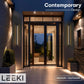 Modern Outdoor Light Fixture - Linear Sconce - U-Shaped Exterior Light - 60 Inch