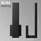 Outdoor Wall Light L Shape Lamp - Black